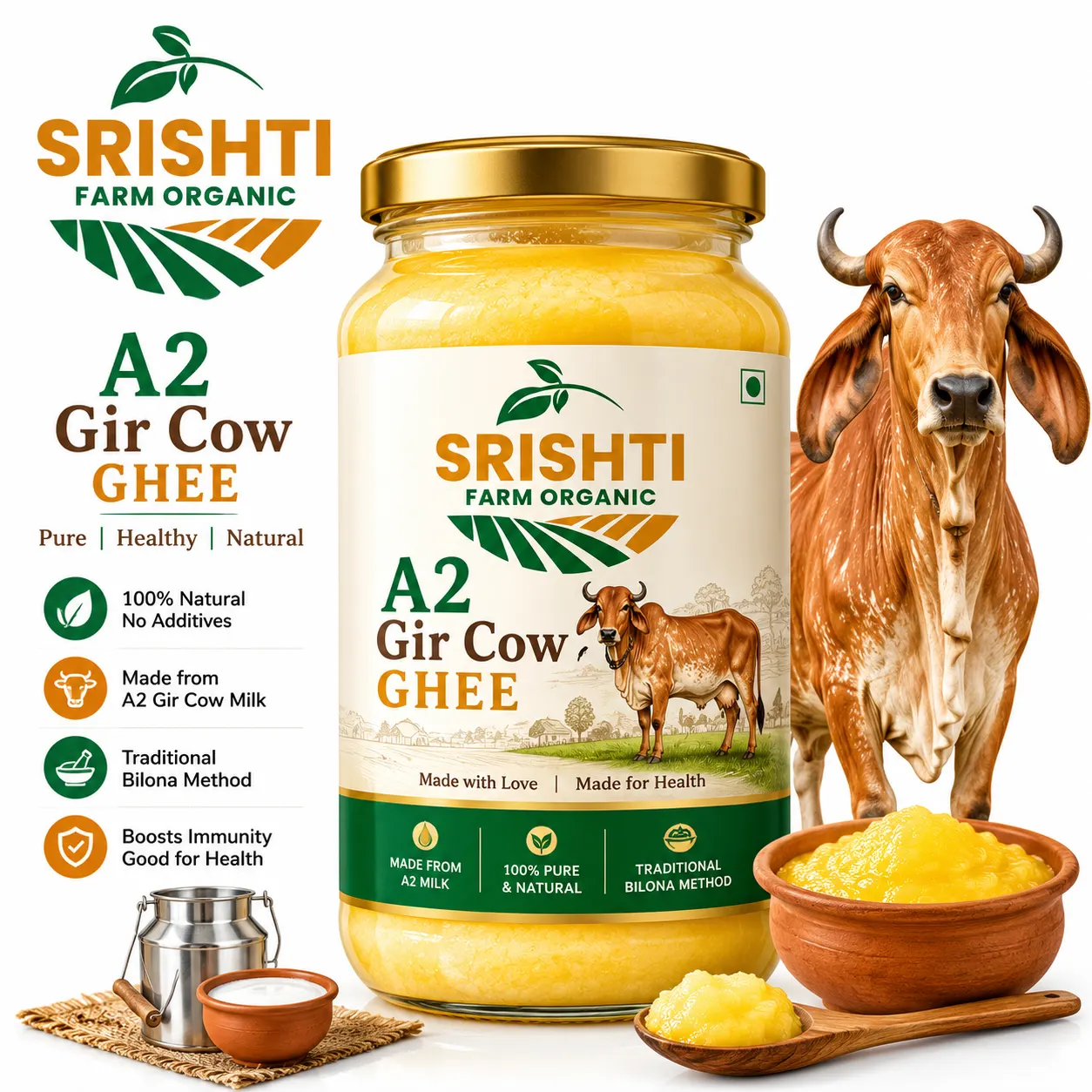 A2 Gir Cow Ghee